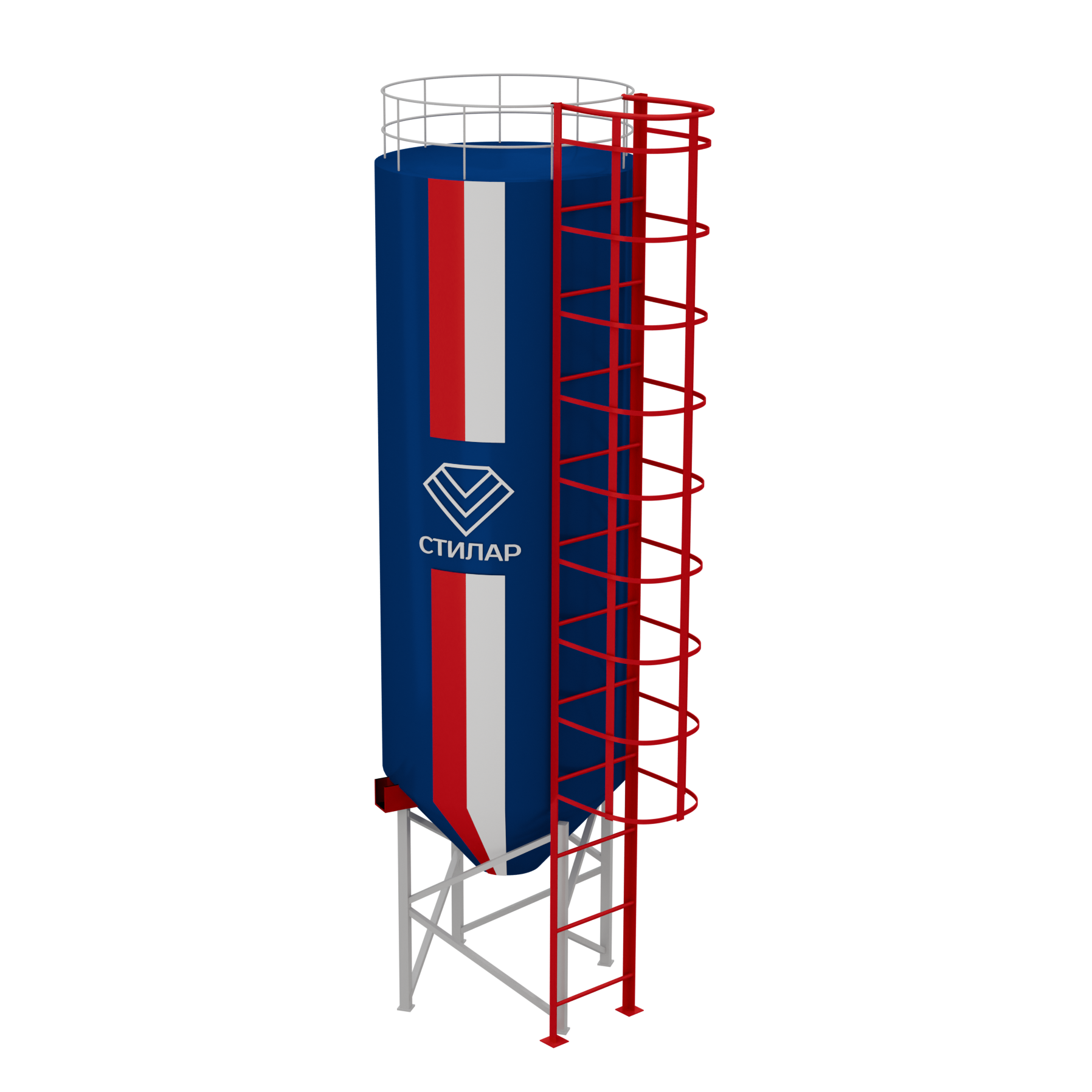 Цельносварный силос для зерна 200 м³ от производителя