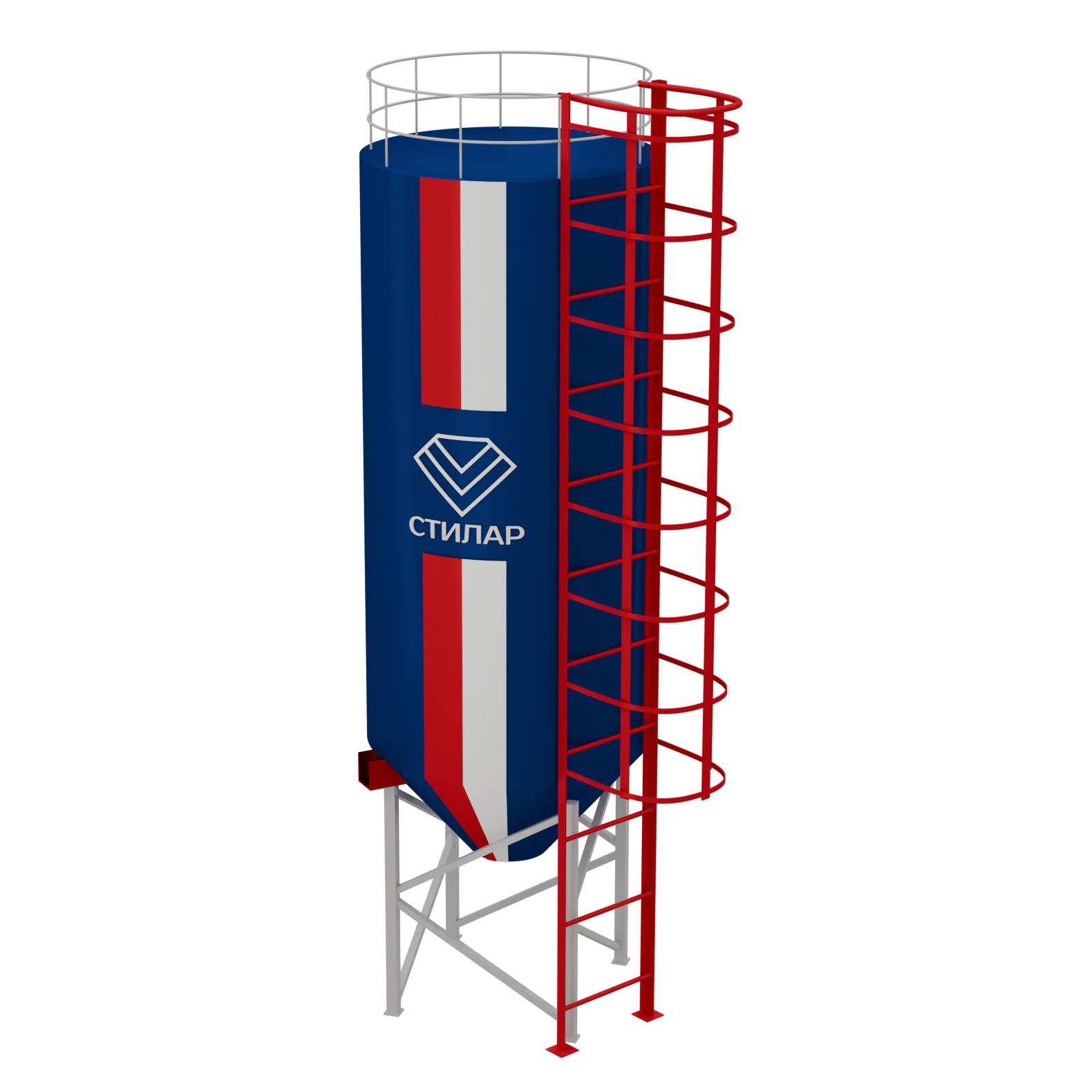 Цельносварный силос для зерна 75 м³ от производителя